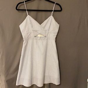 STRIPED SKATER DRESS